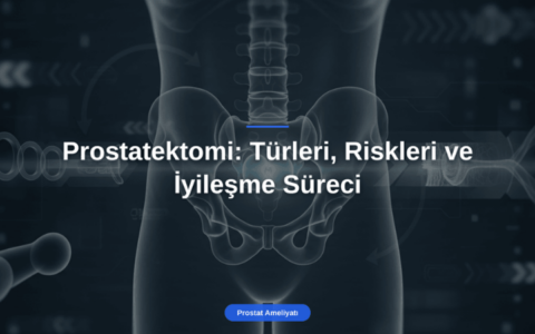 Prostatektomi: Türleri, Riskleri ve İyileşme Süreci